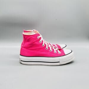 Converse Shoes Womens 6.5 Pink Canvas Chuck Taylor All Star 2 High Top Sneakers